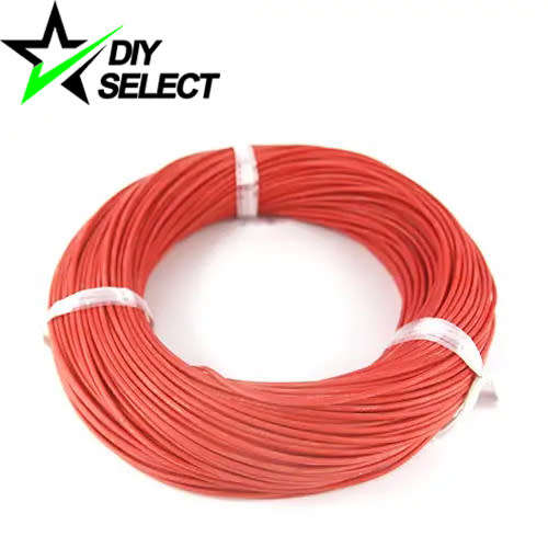 Wire 0.5mm Heat Resistant Flexible Silicone (Red) **LOCAL STOCK**