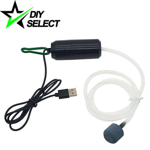 Portable Pump Air Oxygen Aquarium USB 5V 1A (Tube and Air Stone included) **LOCAL STOCK**