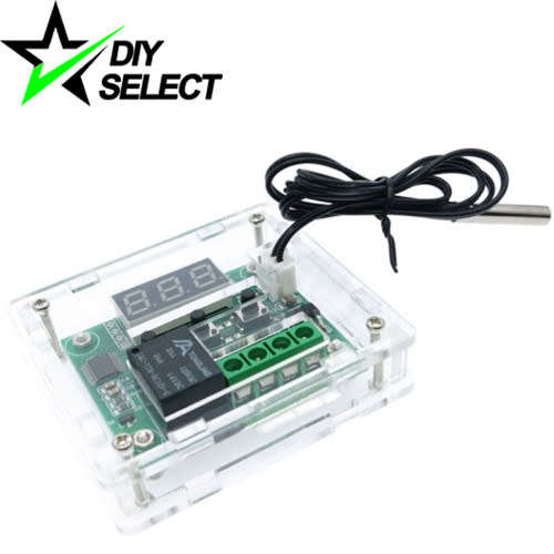 Temperature Controller Thermostat W1209 12V DC with Clear Protective Cover **LOCAL STOCK**