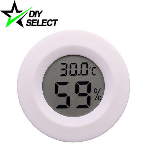 Humidity Meter Temperature Thermometer Hygrometer LCD Digital Round **LOCAL STOCK**