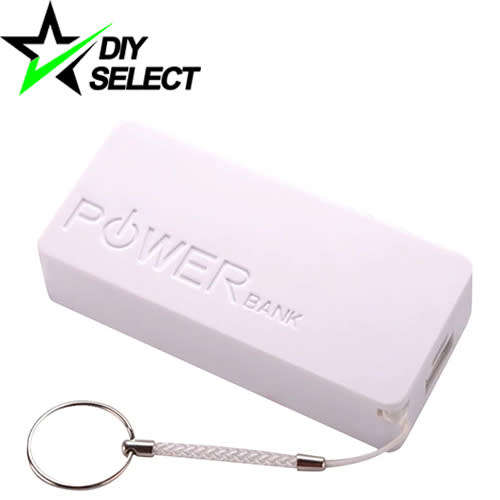 Battery Li-ion 2pc 18650 Power Bank Holder White **LOCAL STOCK**