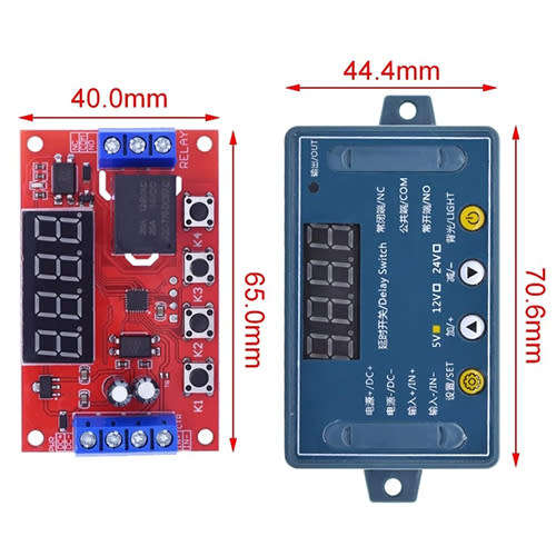 Controller Time Delay Display 5V 0s-999min Relay + Cover **LOCAL STOCK**