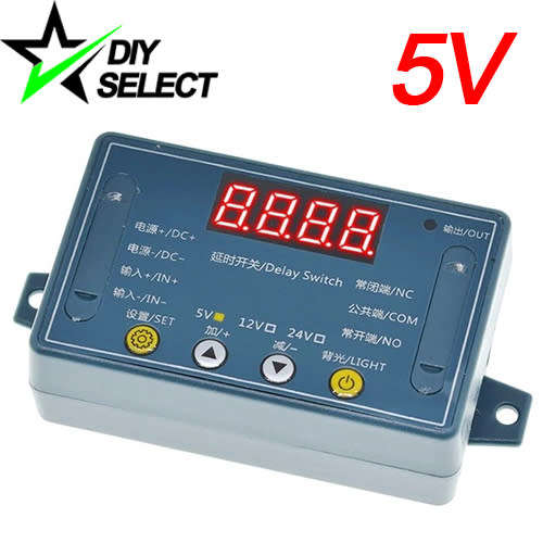 Controller Time Delay Display 5V 0s-999min Relay + Cover **LOCAL STOCK**