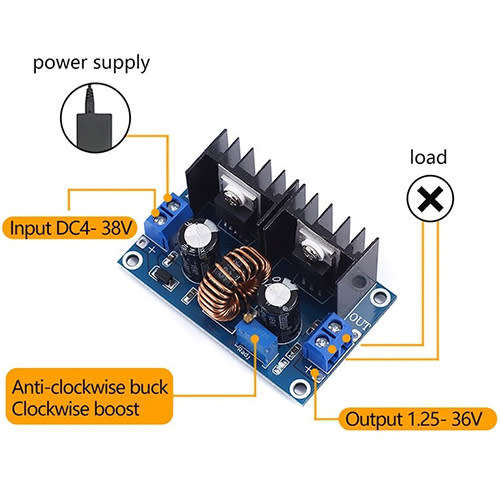 Step Down Buck Converter 200W 8A XL4016 Adjustable **LOCAL STOCK**