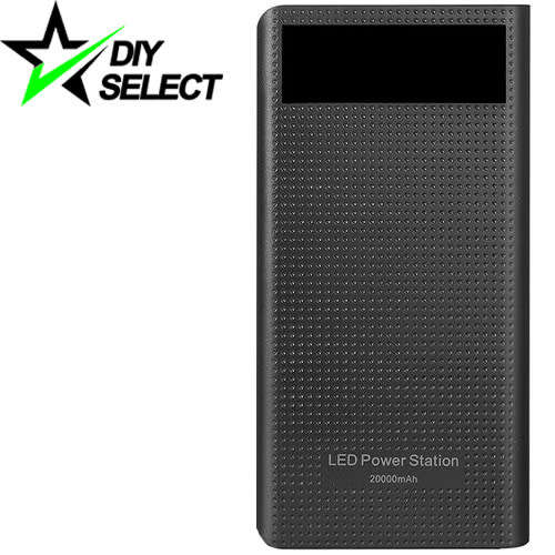 Battery 18650 (7pc) Power Bank Charger Black **LOCAL STOCK**