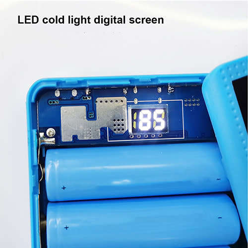 Battery 18650 (7pc) Power Bank Charger White **LOCAL STOCK**