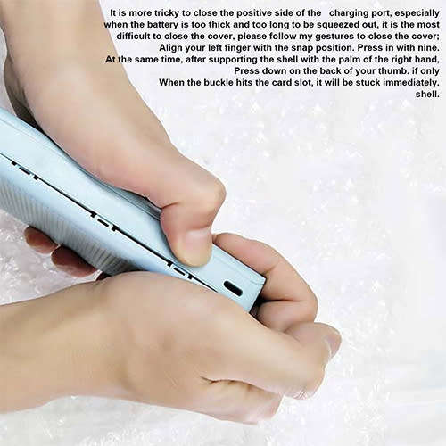 Battery 18650 (7pc) Power Bank Charger White **LOCAL STOCK**