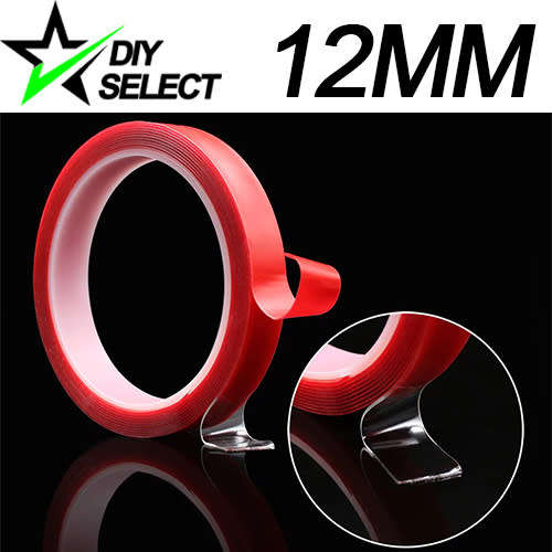 Double Sided Tape 12mm Wide Clear (3 Meter Roll) **LOCAL STOCK**