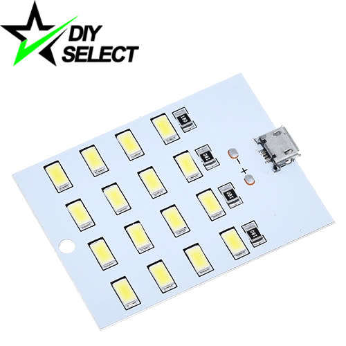 Led Board 5V Micro USB Cool White 16 Led **LOCAL STOCK**