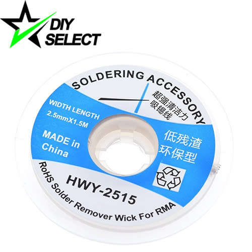 Desolder Desoldering Wick Braided 2.5mm 1.5M **LOCAL STOCK**