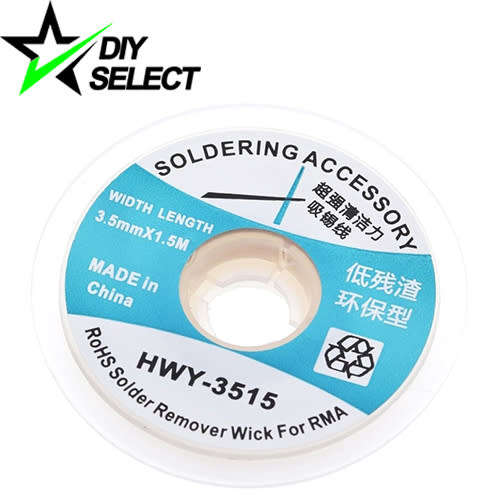 Desolder Desoldering Wick Braided 3.5mm 1.5M **LOCAL STOCK**