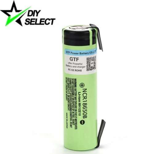 Battery 18650 Lithium Ion 3.7V NCR18650B 3400mA + Tabs **LOCAL STOCK**