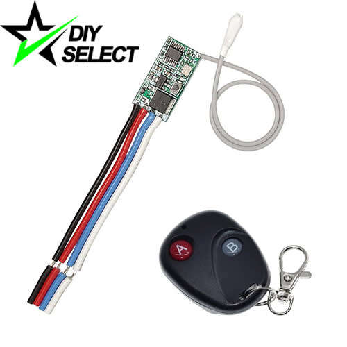 Controller Micro RF Relay 5-24V 1 Channel with Antenna + 1 Remote  433MHz **LOCAL STOCK**