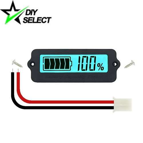 Voltmeter Digital 18650 Battery / Lead Acid Level Indicator 12V - 63V Blue **LOCAL STOCK**