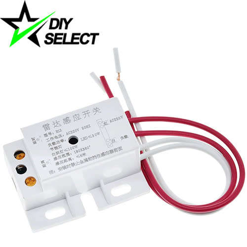 Motion Sensor Doppler Radar Induction Switch Square Box 220V 30-100W Adjustable **LOCAL STOCK**