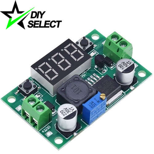 Step Down Buck Converter 3A LM2596 (2 Button) with Display **LOCAL STOCK**