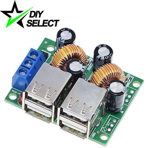 Battery Charger (12V-40V to 5V) 4x USB 5A **LOCAL STOCK**