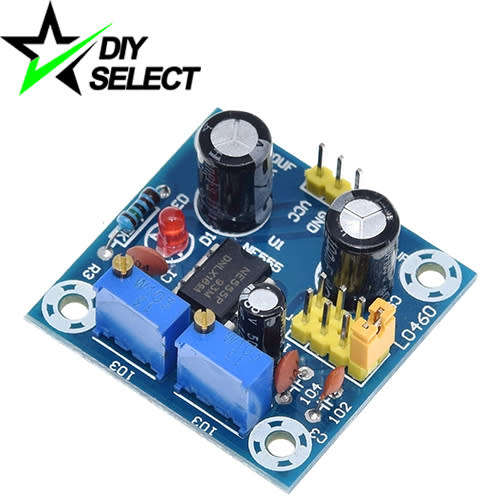 Controller Pulse Frequency Duty Cycle Square Wave Generator Adjustable NE555 **LOCAL STOCK**