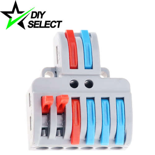 Splice Connector Wago Lever Splitter 2Pin to 6Pin with Mount Holes **LOCAL STOCK**
