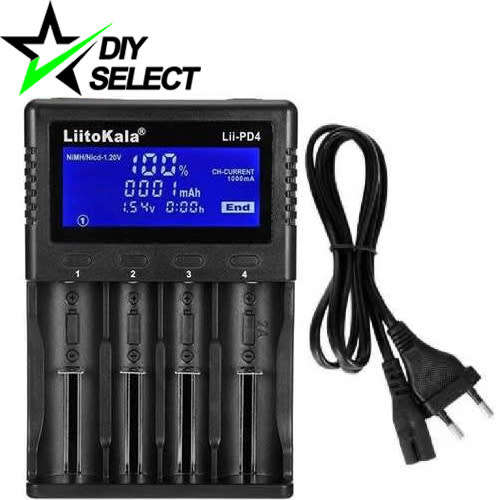 Battery Charger Capacity Tester Liitokala PD4 18650 12V DC or 220V AC input **LOCAL STOCK**