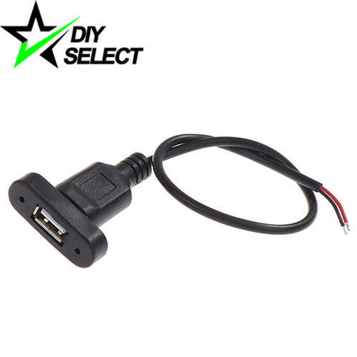 Connector USB 2.0 Female Hole Panel Mount **LOCAL STOCK**