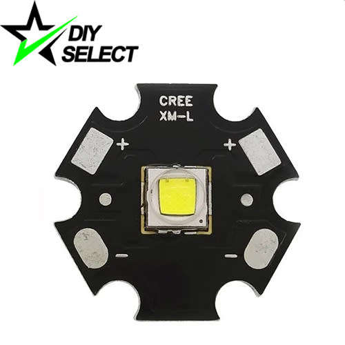 Cree Led 10W XML T6 Cool White with 20mm Base Plate **LOCAL STOCK**