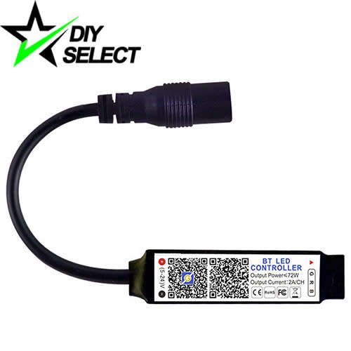 Controller RGB Mini Bluetooth (5-24V) with 2.1mm Female Plug **LOCAL STOCK**