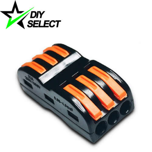 Splice Connector Double Sided Wago 3 Lever **LOCAL STOCK**