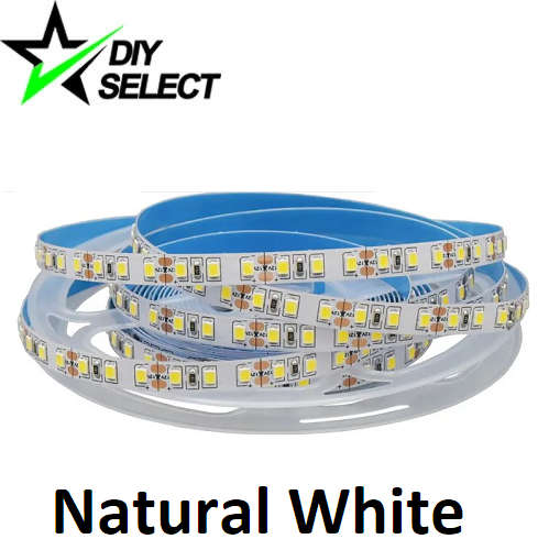 Led Strip 12V Natural White 2835 Non-Waterproof 120 Led p/mtr **LOCAL STOCK**