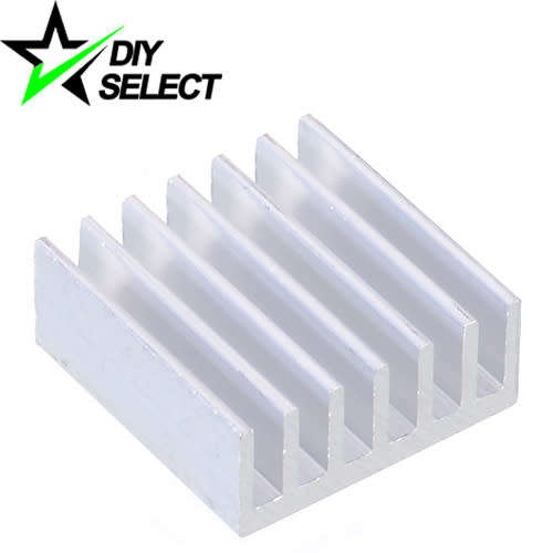 Heatsink Aluminium 14 x 14 x 6mm Silver **LOCAL STOCK**