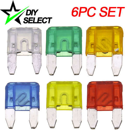 Car Mini Blade Fuse 6pc Set **LOCAL STOCK**