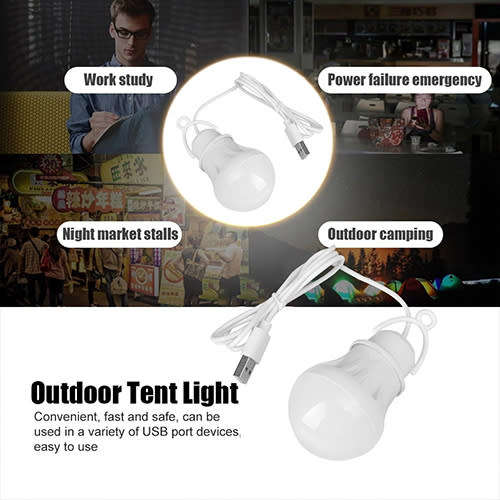 Camping Light Bulb Led Lamp Portable USB **LOCAL STOCK**