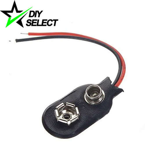 Battery 9V Snap On Connector + Wire **LOCAL STOCK**