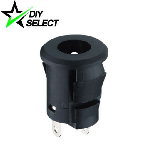 DC Female Power Plug 5.5mm x 2.1mm Panel Mount Clip in Connector 2 Pin **LOCAL STOCK**