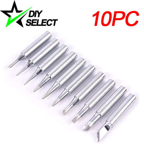 Solder Iron Tip Set 900M Silver 10pcs **LOCAL STOCK**