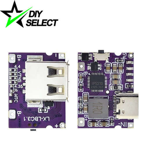 Battery 18650 Charger Power Bank Board Type C Input + 1x USB 5V 3.1A Output **LOCAL STOCK**