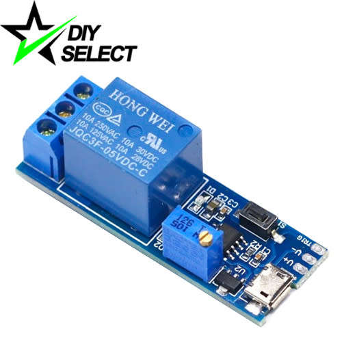 Timer Time Delay Relay Controller 0-24Sec 5-30V Micro USB and Trigger **LOCAL STOCK**