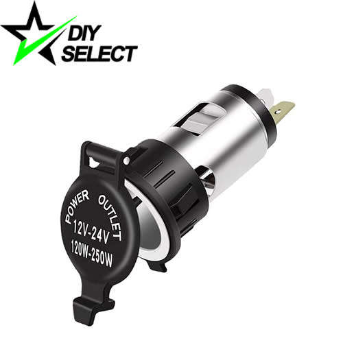 Car Cigarette Power Socket Female Metal Body 12-24V **LOCAL STOCK**