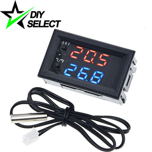 Temperature Controller Thermostat W2809 Red/Blue 12V DC **LOCAL STOCK**