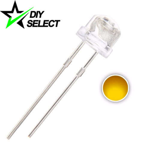 5mm Led Yellow/Amber Wide Angle **LOCAL STOCK**