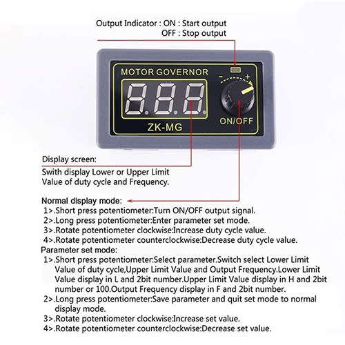 Motor Speed Controller PWM 5-30V 5A Digital Display **LOCAL STOCK**