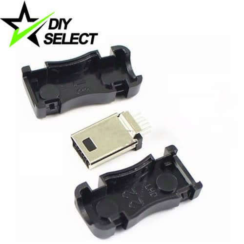 Connector 5 Pin Mini USB Plug DIY 3pc **LOCAL STOCK**