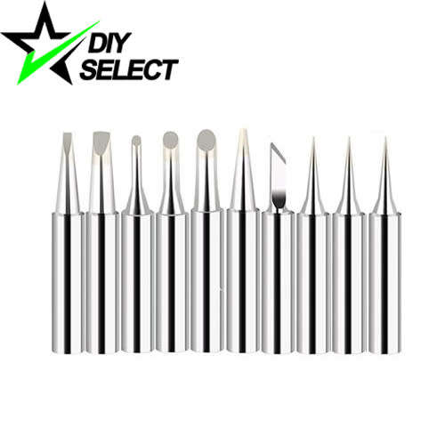 Solder Iron Tip Set 900M Silver 10pcs **LOCAL STOCK**