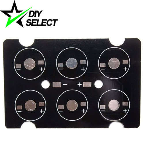 Aluminium Circuit Board for 6 Leds (1W, 3W, 5W) 90x60mm Aquarium Light **LOCAL STOCK**