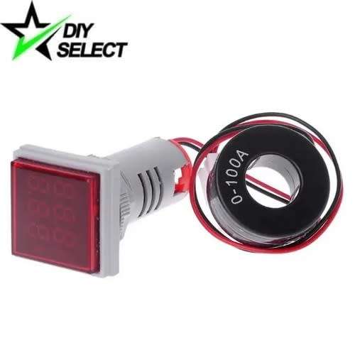 Voltmeter Ammeter Digital Display 60-500V AC 100A Red **LOCAL STOCK**