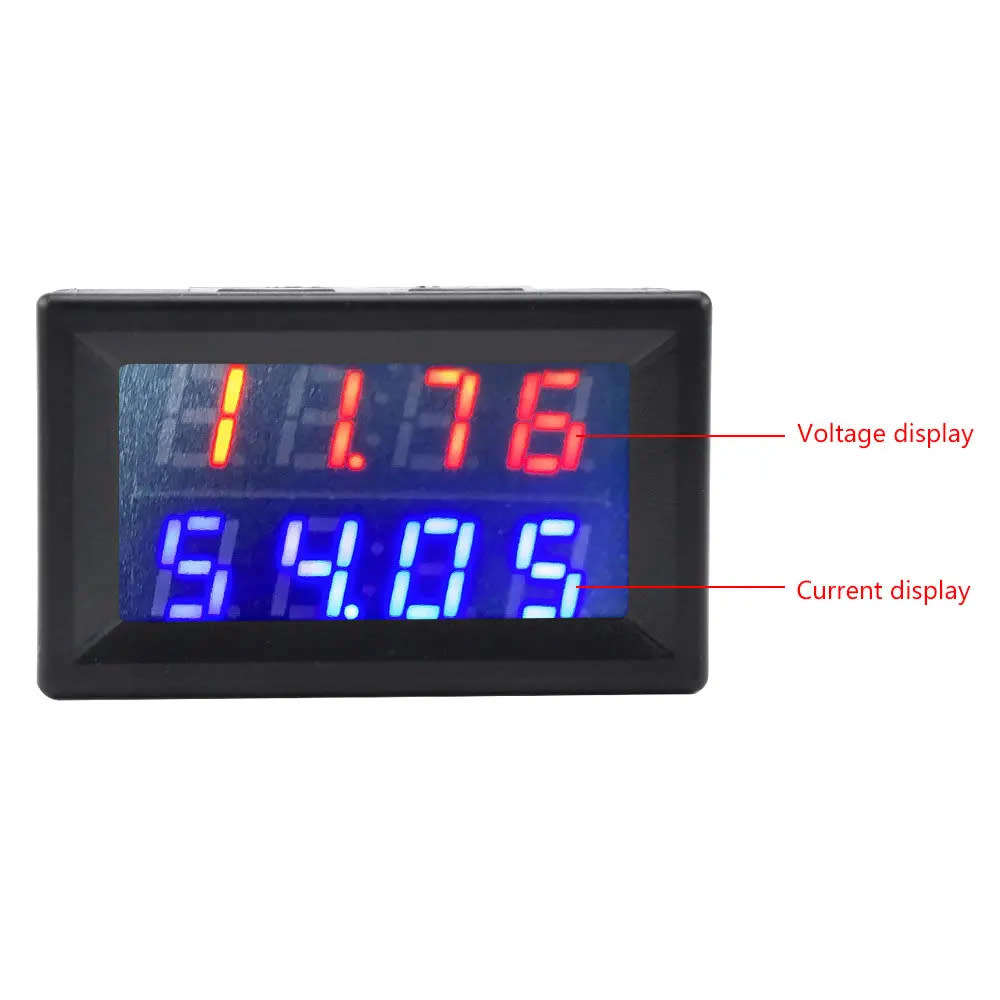 Voltmeter Ammeter DC 0-200V 50A 4 Digit Display + Shunt **LOCAL STOCK**