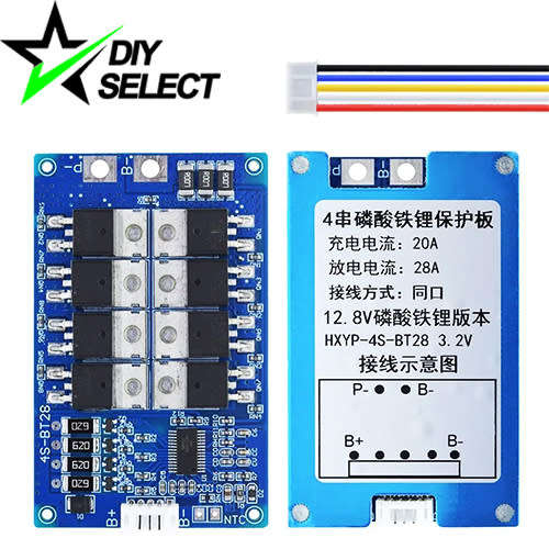 Battery LifePO4 Protection and Balance Board 4s 20A (Max 28A Out) **LOCAL STOCK**