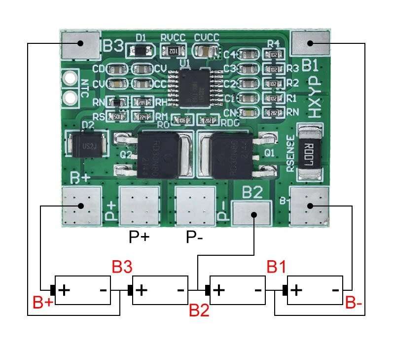 Battery LifePO4 Protection and Balance Board 4s 8A **LOCAL STOCK**