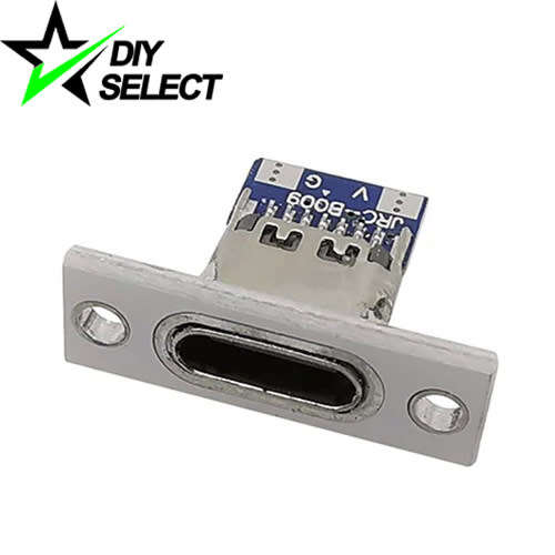 Connector USB Type C Female Flat Panel Mount 2 PIN **LOCAL STOCK**