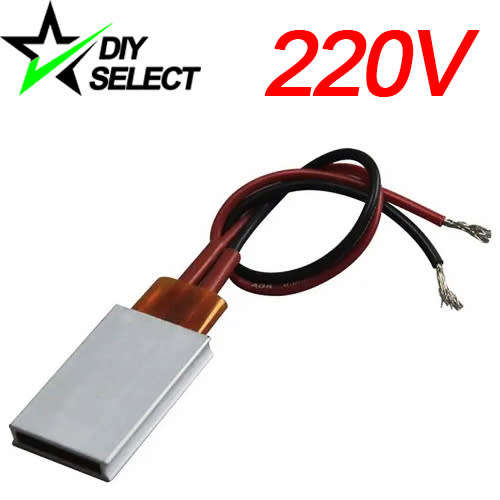 Heating Plate Element Aluminium PTC 35x21x5mm 220V AC 180Deg **LOCAL STOCK**